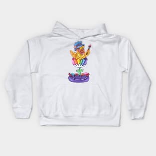 Cute Cheerful Easter Chick Kids Hoodie